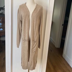 Large duster cardigan sweater. Light weight